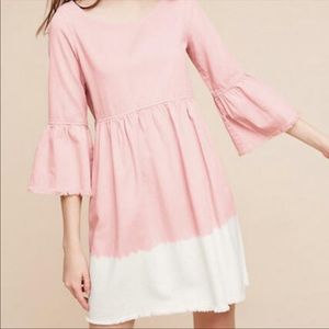Holding Horses Lilibet Acid Wash Bell Sleeve Dress